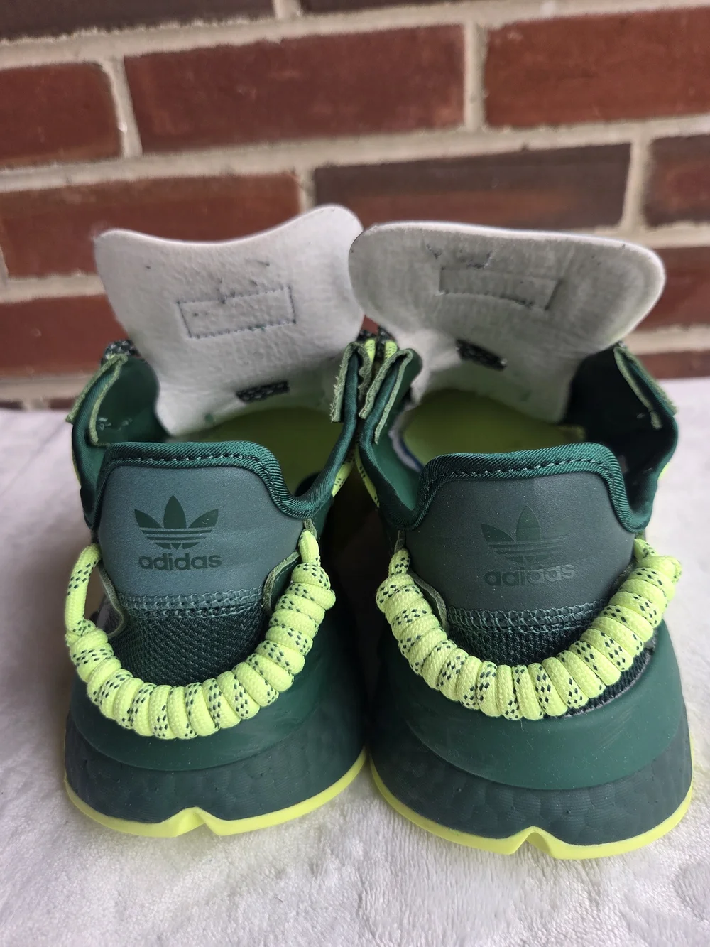 Adidas x IVY PARK Nite Jogger Green Volt Boost Sneakers Men's 8.5 US